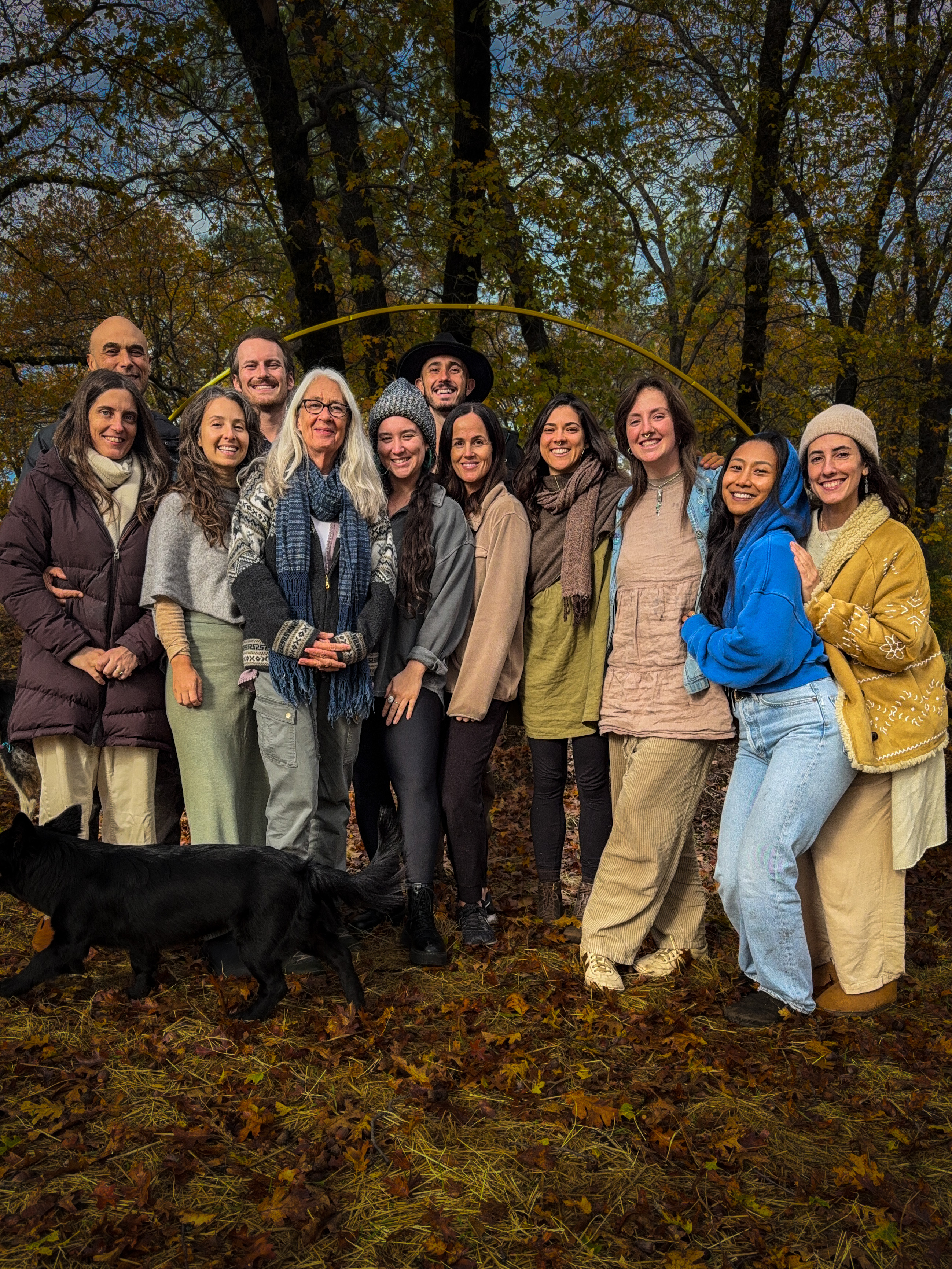 Vanessa with students